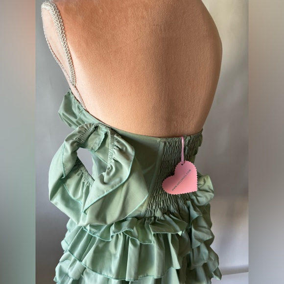 Dolls Kill Sugar Thrillz Exchanging Love Letters Mini Dress - Picture 6 of 11